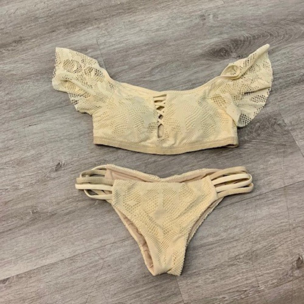 Sabz Crochet Bottom Bikini